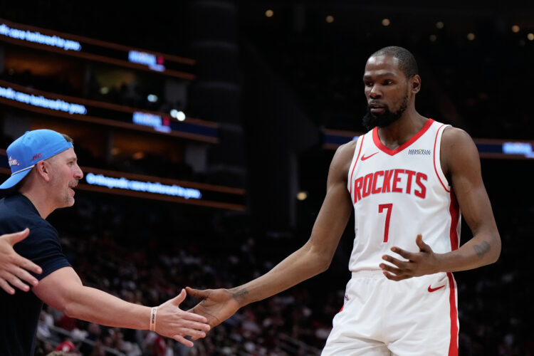 Kevin Durant passes Michael Jordan for No 5 on NBA scoring list in Rockets' win